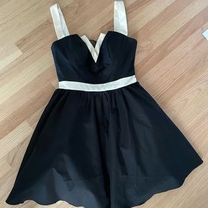 Chi chi London black and white dress